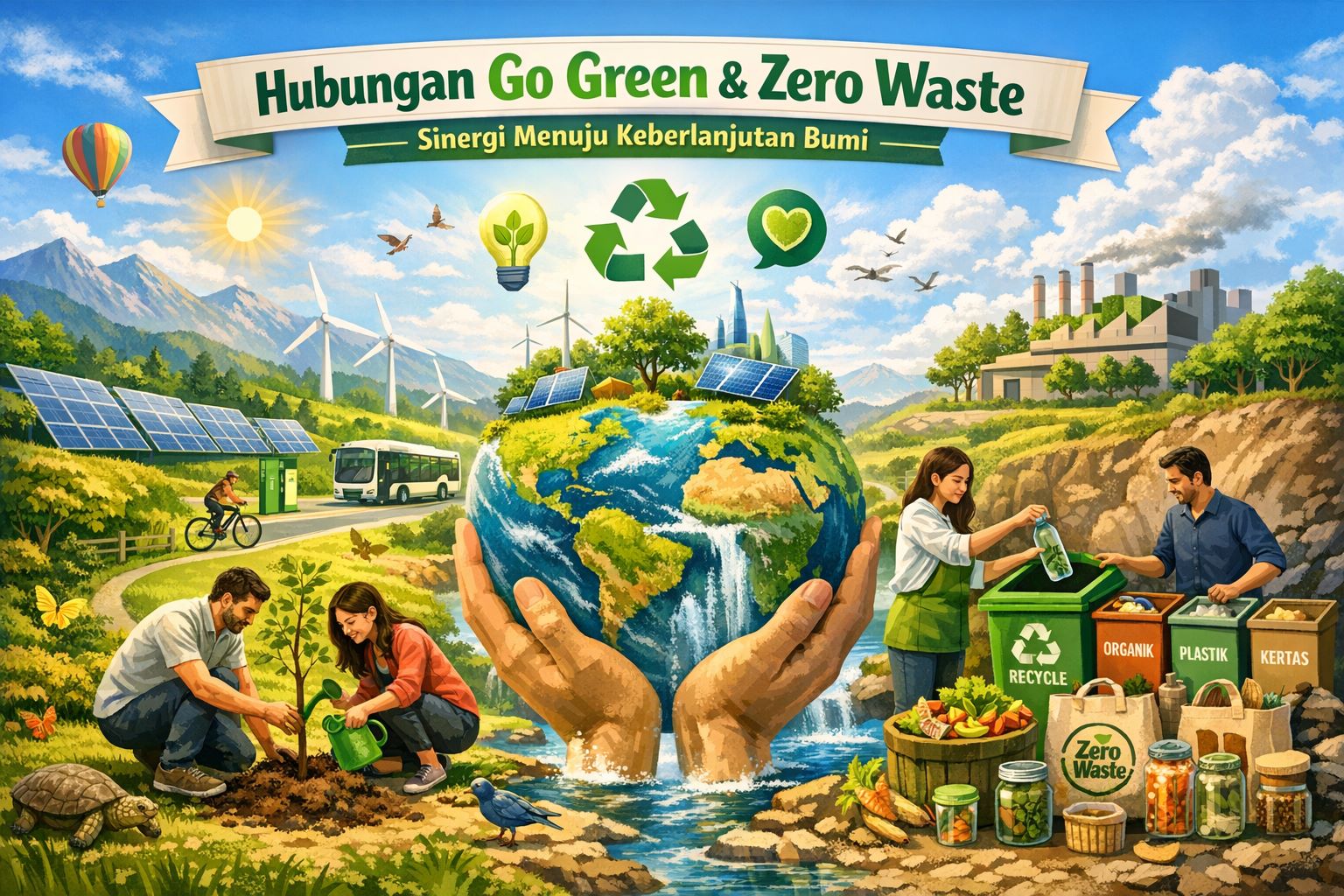Hubungan Go Green dan Zero Waste Sinergi Menuju Keberlanjutan Bumi