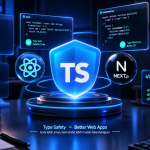 Ilustrasi penggunaan TypeScript best practices untuk project React dan Next.js.