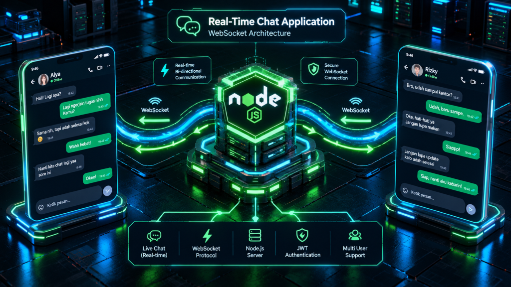 panduan implementasi websocket di node.js untuk fitur real time chat